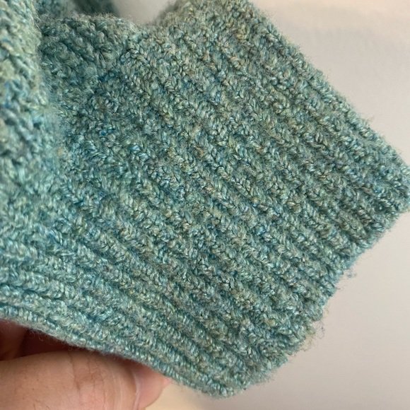SEAFOAM TEAL GREEN SWEATER XL - Picture 6 of 8